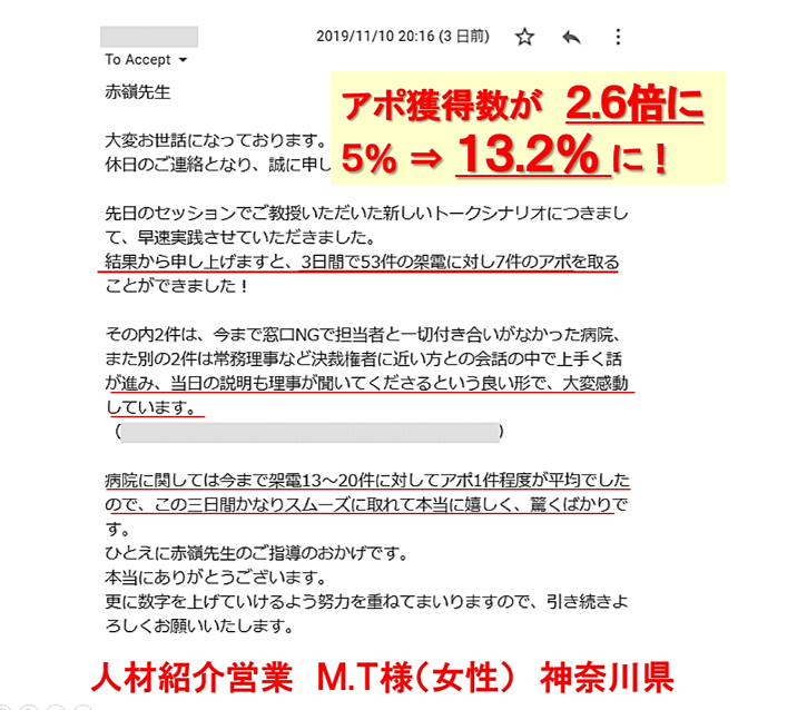 テレアポ電話営業成果人材紹介営業