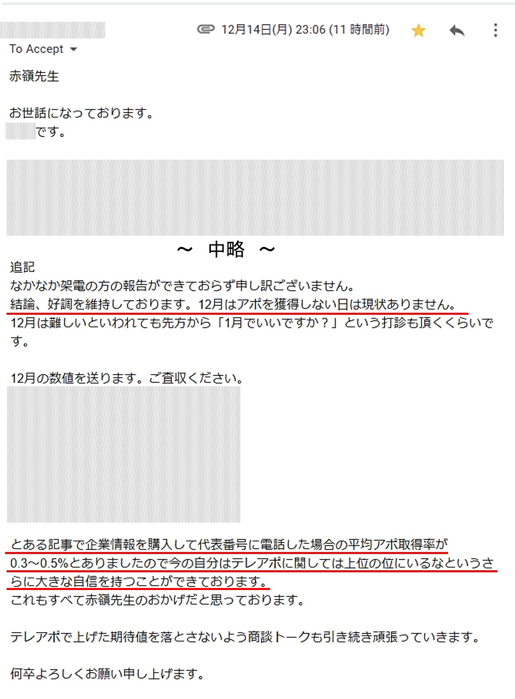 テレアポ電話営業成果報告IT営業