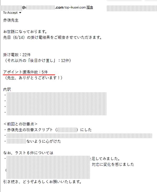 広告営業成果報告