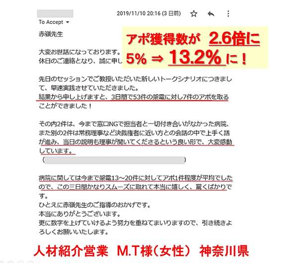 テレアポ電話営業成果人材紹介営業