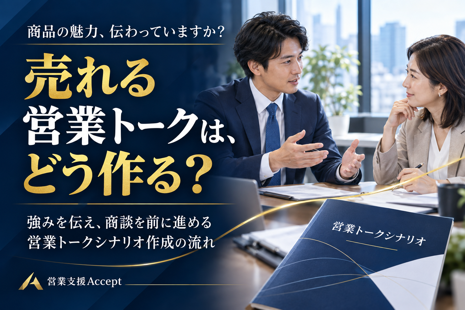 営業トークシナリオ作成の流れ